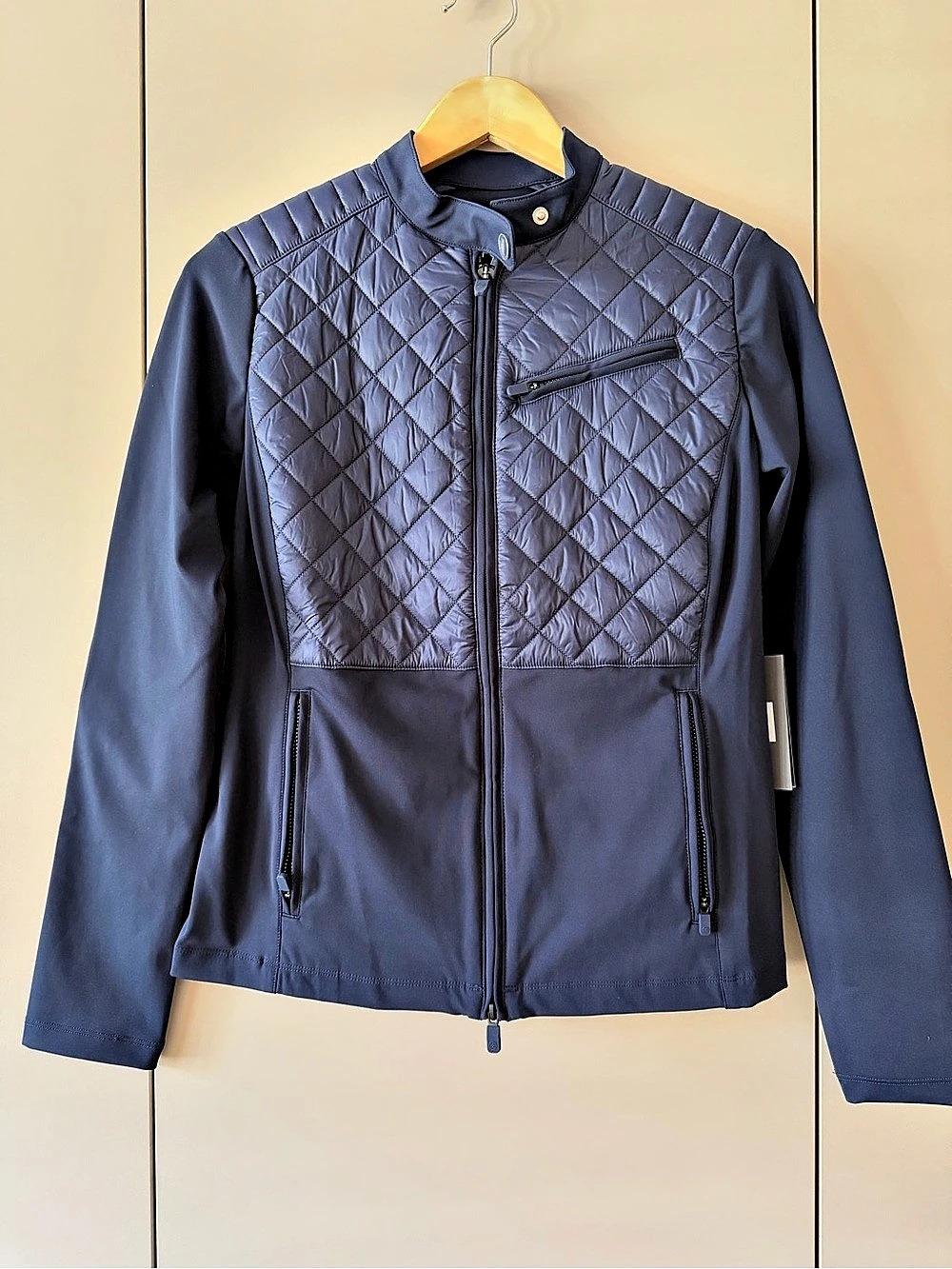 G/FORE Hybrid Moto Jacket Women’s XS Twilight Navy NWT Golf